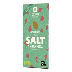 Oxfam Fair Trade Oxfam Fair Trade - ORGANIC Milk Salt-Caramel 100g