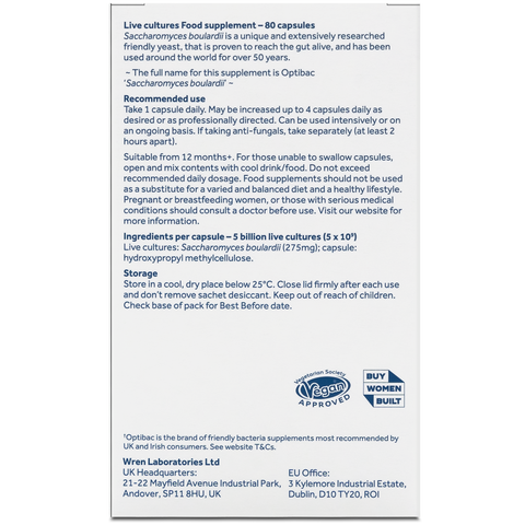 Optibac Probiotics S. Boulardii 80 capsule