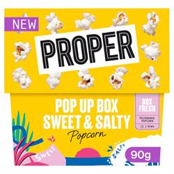 Propercorn Proper Popcorn Sweet & Salty Microwave Pop Box 90g