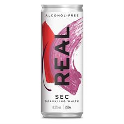 The REAL Drinks Co REAL Sec Sparkling White Alcohol Free Can 250ml