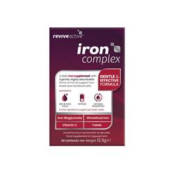 REVIVE ACTIVE Revive Active Iron Complex 30 Capsules one months supply
