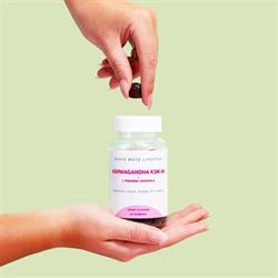 Suave Moss Lifestyle Ashwagandha KSM-66 L-Theanine 60 Vegan Gummies SUGAR FREE