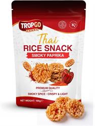 Tropgo Foods Thai Rice Snack Smoky Paprika 180g