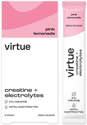 Virtue Drinks Virtue Creatine Electrolytes Pink Lemonade 5 x 8.6g Sachets