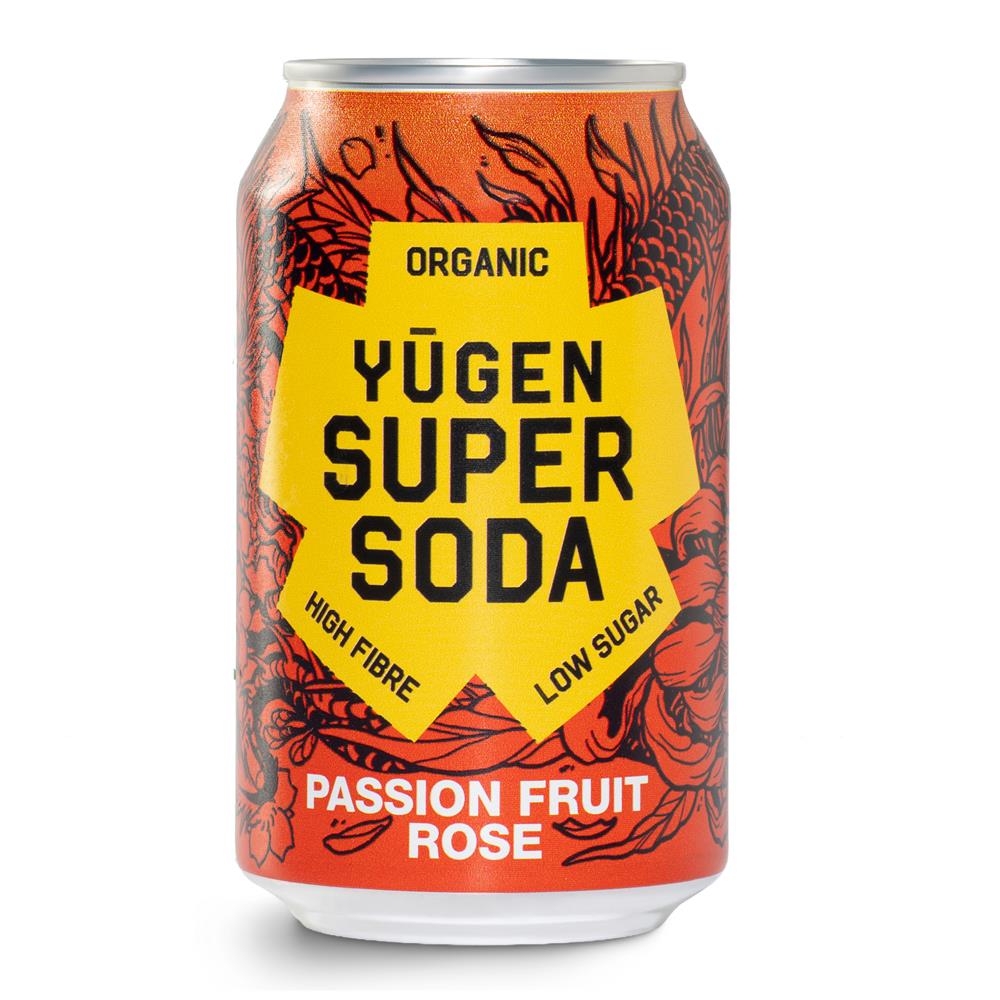 Yugen FREE Yugen Super Soda Passion Fruit Rose 330ml Can