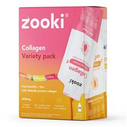 Zooki Marine Collagen 5000mg Variety Pack 14 Sachets Box