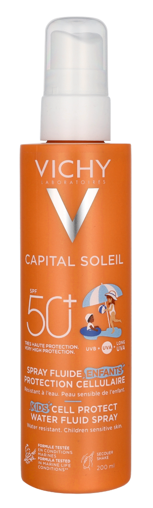 Vichy Capital Soleil Kids Cell Protect Fluid Spray SPF50+ 200 ml