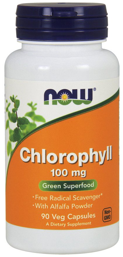 NOW Foods, Chlorophyll, 100mg - 90 vcaps