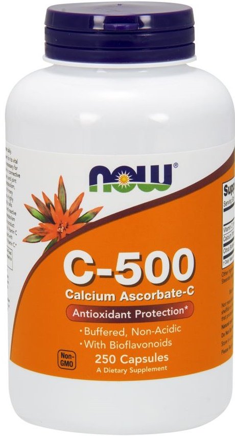 NOW Foods, Vitamin C-500 Calcium Ascorbate-C - 250 caps