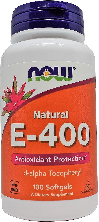 NOW Foods, Vitamin E-400, Natural - 100 softgels