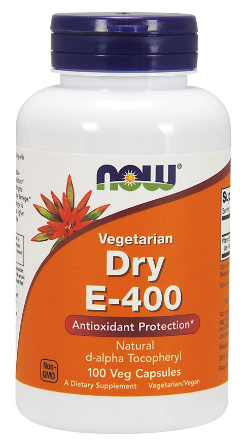 NOW Foods, Vitamin E-400 Dry, Vegetarian - 100 vcaps