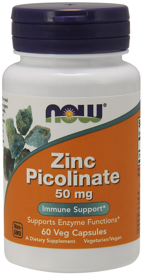 NOW Foods, Zinc Picolinate, 50mg - 60 vcaps