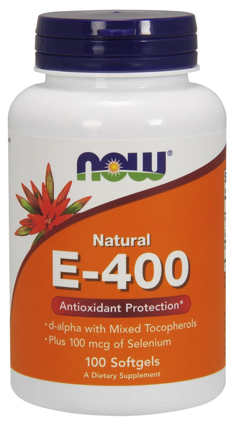 NOW Foods, Vitamin E-400 IU with Selenium - 100 softgels