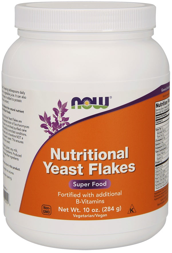 NOW Foods, Nutritional Yeast Flakes - 284g