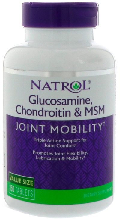 Natrol, Glucosamine Chondroitin & MSM - 150 tabs