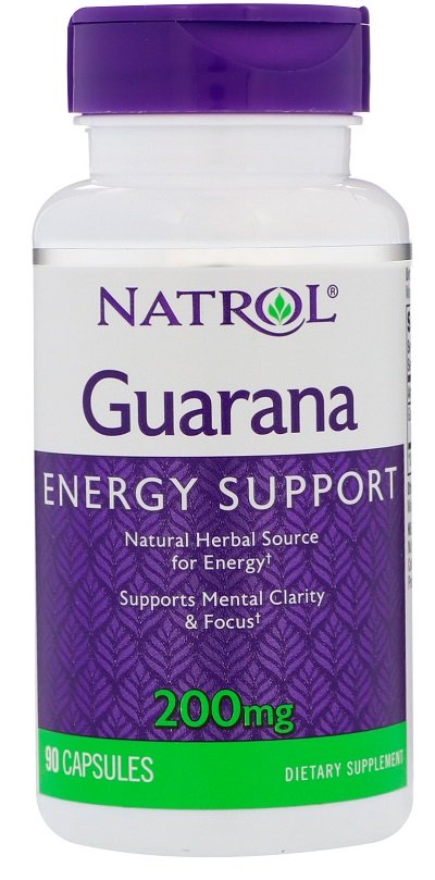 Natrol, Guarana, 200mg - 90 caps