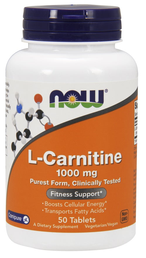 NOW Foods, L-Carnitine, 1000mg - 50 tabs