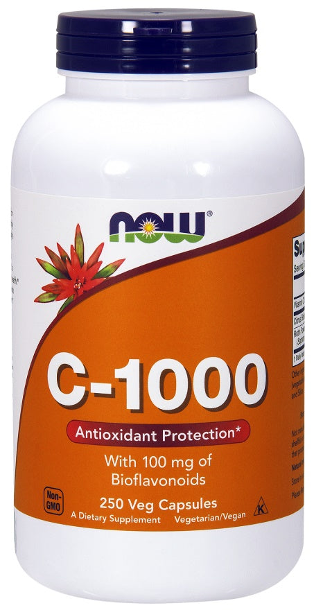 NOW Foods, Vitamin C-1000 with 100mg Bioflavonoids - 250 vcaps