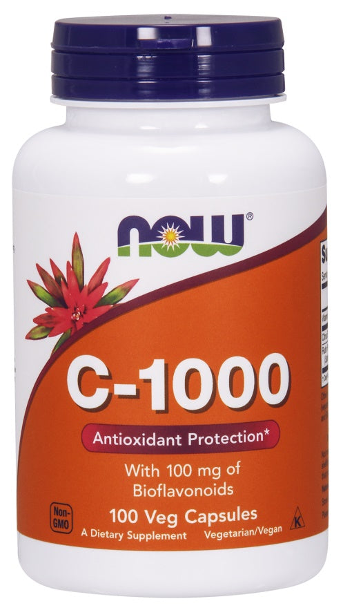 NOW Foods, Vitamin C-1000 with 100mg Bioflavonoids - 100 vcaps