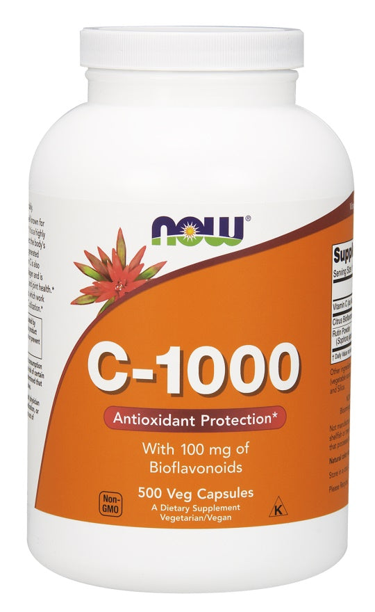 NOW Foods, Vitamin C-1000 with 100mg Bioflavonoids - 500 vcaps