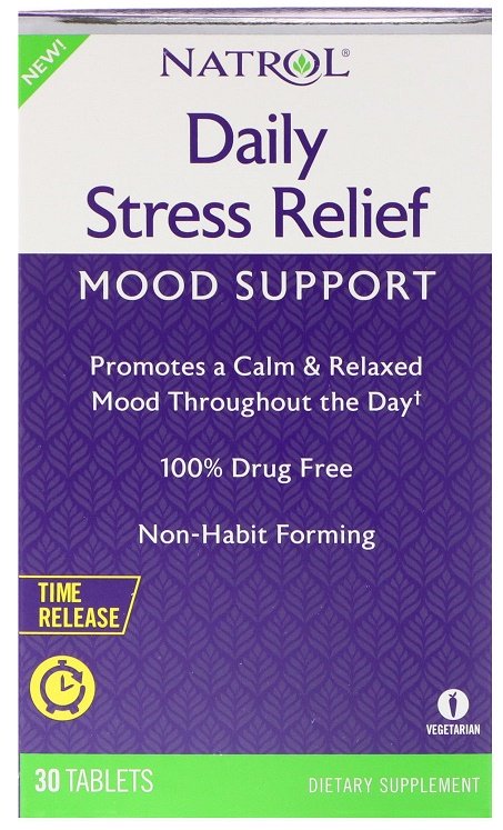 Natrol, Daily Stress Relief - 30 tabs