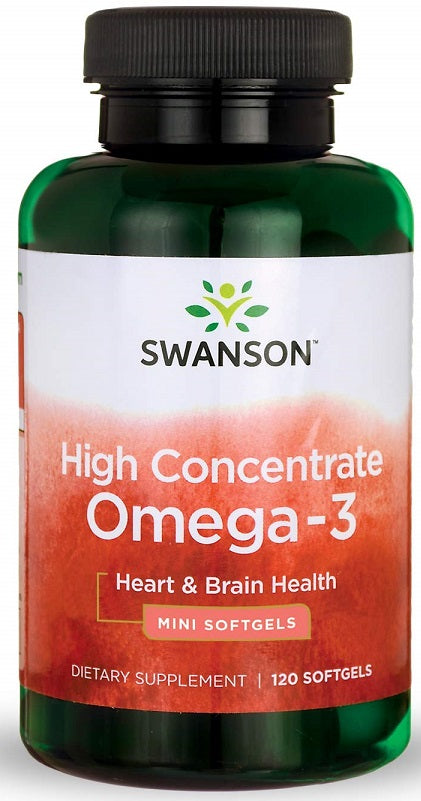 Swanson, High Concentrate Omega-3 - 120 softgels