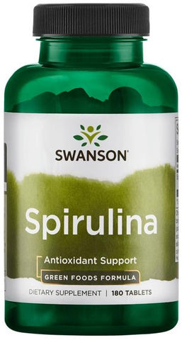 Swanson, Spirulina, 500mg - 180 tablets