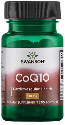 Swanson, CoQ10, 100mg - 50 softgels