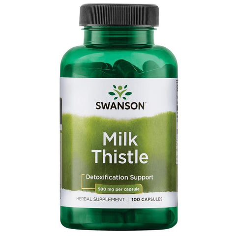 Swanson, Milk Thistle, 500mg - 100 caps