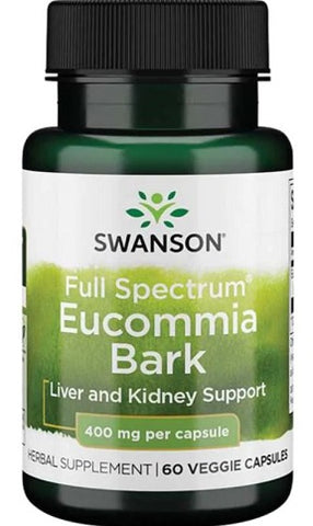 Swanson, Full Spectrum Eucommia Bark, 400mg - 60 vcaps