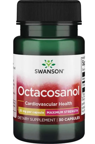 Swanson, Octacosanol, Maximum-Strength 20mg - 30 caps