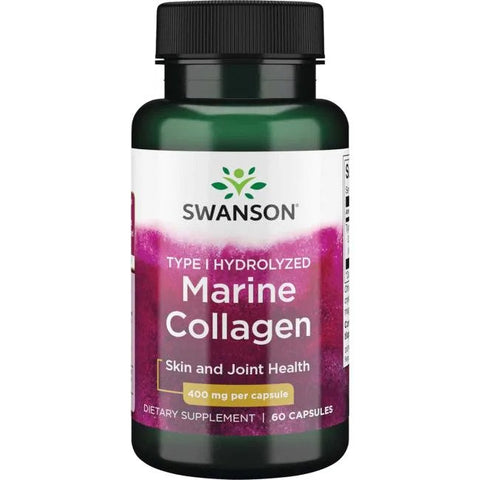 Swanson, Type I Hydrolyzed Marine Collagen - 60 caps