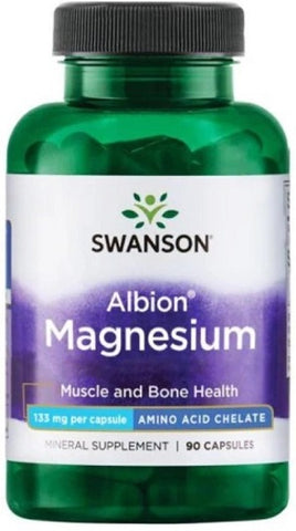 Swanson, Albion Magnesium, 133mg - 90 caps