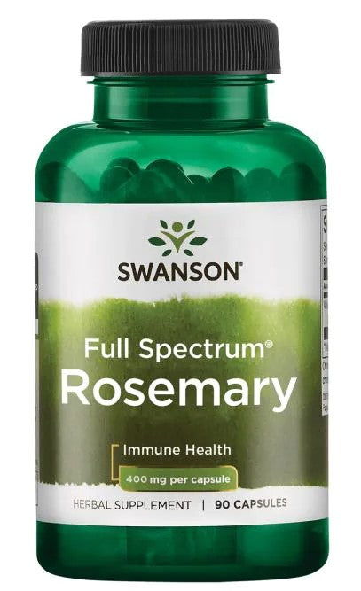 Swanson, Rosemary, 400mg - 90 caps