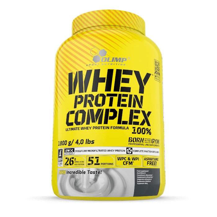 Olimp Nutrition, Whey Protein Complex 100%, Double Chocolate - 1800g