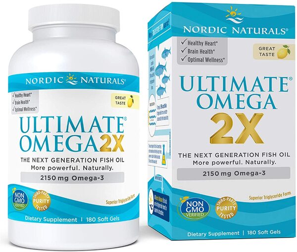 Nordic Naturals, Ultimate Omega 2X, 2150mg Lemon - 180 softgels