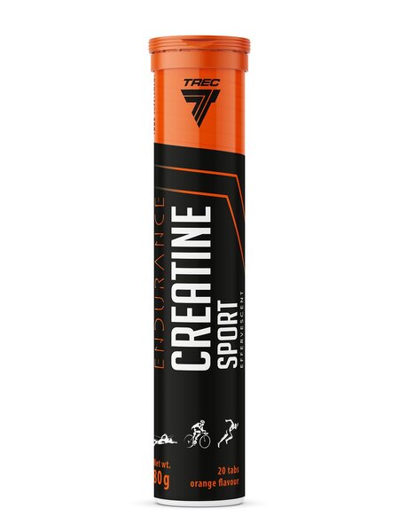 Trec Nutrition, Enudrance Creatine Sport Effervescent, Orange - 20 tabs