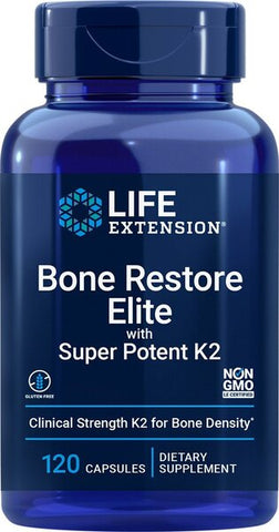 Life Extension, Bone Restore Elite with Super Potenet K2 - 120 caps