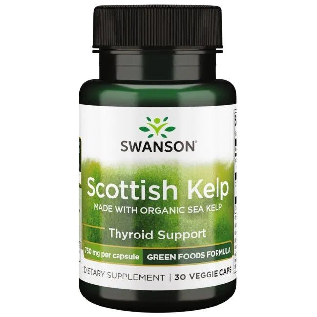 Swanson, Scottish Kelp, 750mg - 30 vcaps