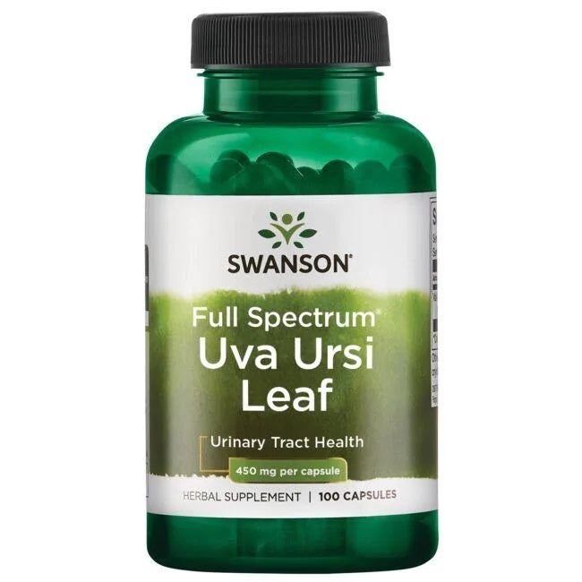 Swanson, Full Spectrum Uva Ursi Leaf, 450mg - 100 caps