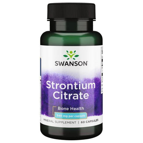 Swanson, Strontium Citrate, 340mg - 60 caps