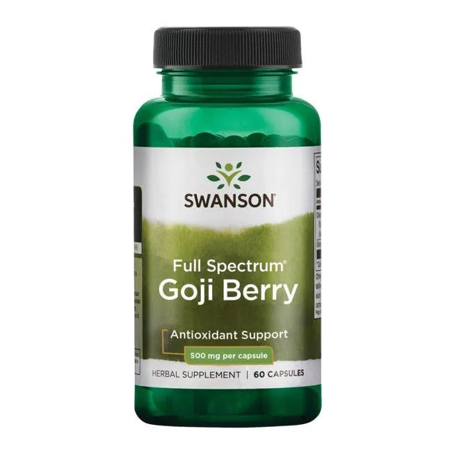 Swanson, Full Spectrum Goji Berry, 500mg - 60 caps