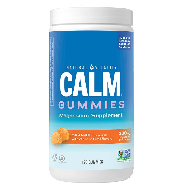 Natural Vitality, Calm Gummies, Orange - 120 gummies