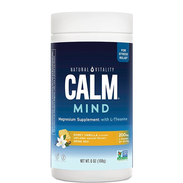 Natural Vitality, Calm Mind, Honey Vanilla - 168g