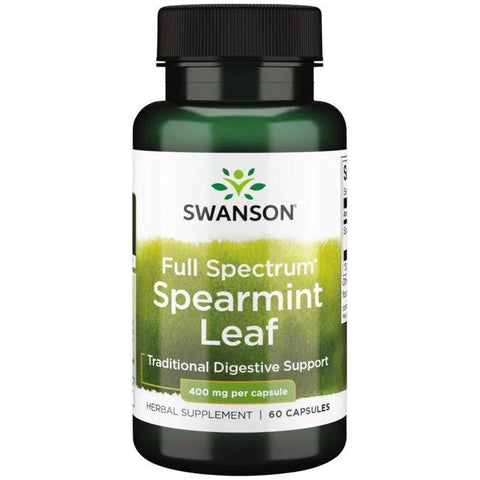 Swanson, Full Spectrum Spearmint Leaf, 400mg - 60 caps