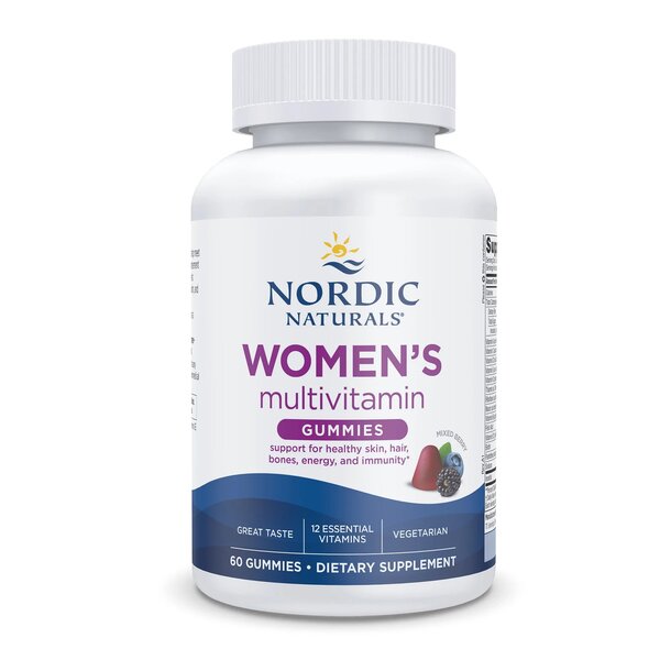 Nordic Naturals, Women's Multivitamin Gummies, Mixed Berry - 60 gummies