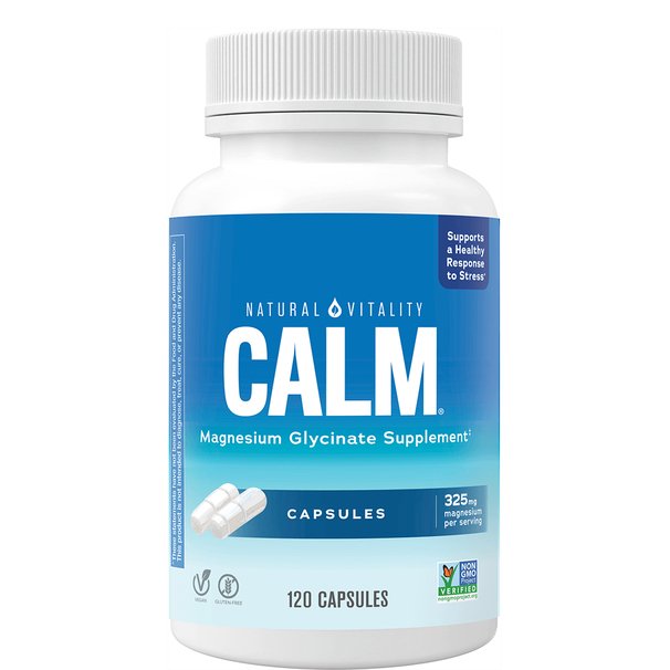 Natural Vitality, Calm Magnesium Glycinate - 120 caps