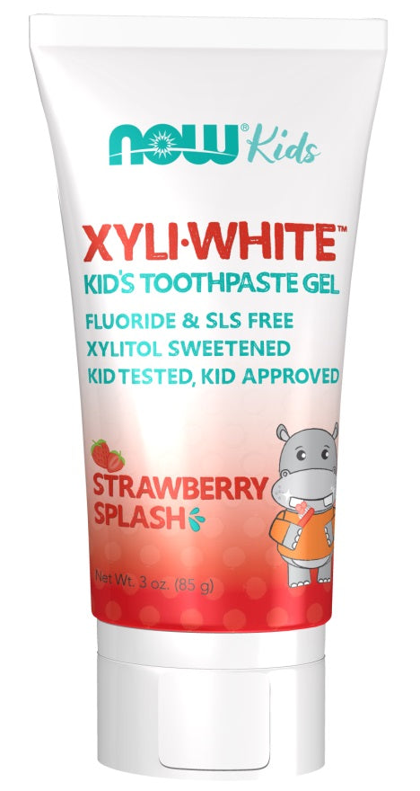 NOW Foods, XyliWhite Kids, Strawberry Splash - 85g