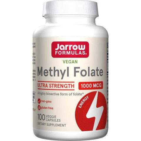 Jarrow Formulas, Methyl Folate, 1000mcg - 100 vcaps