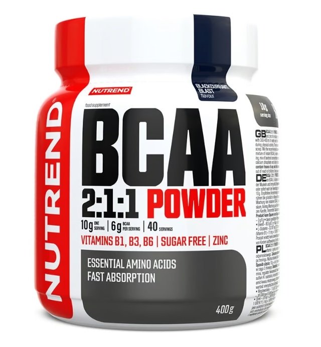 Nutrend, BCAA 2:1:1 Powder, Blackcurrant Blast - 400g